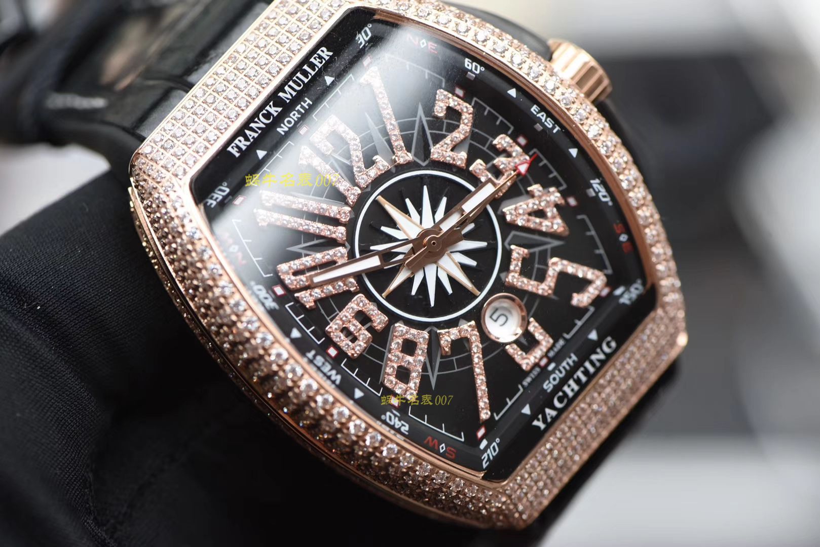 【ABS一比一超A高精仿Franck Muller】Franck MullerMEN'S COLLECTION系列V 45满钻 wrist watch  / FL033