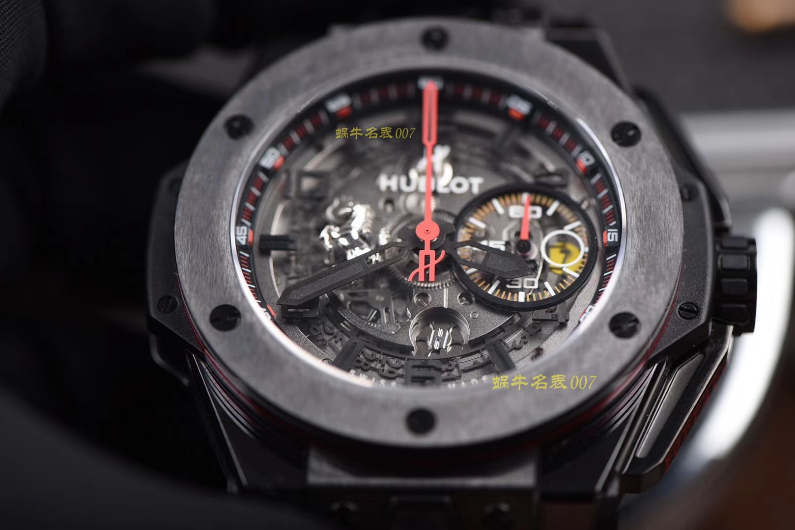  Video analysis  hublot 法拉利BIG BANG系列401.CX.0123.VR wrist watch 一比一高仿【HBBV6最新力作‼️ Hublot Big Bang Ferrari Ceramic F11系列】 / YB062