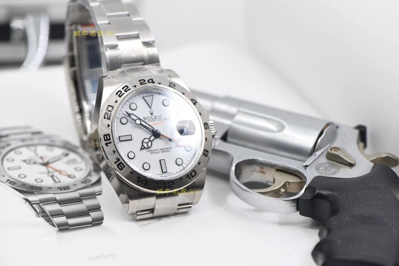  Rolex 探险家型系列m216570-0001 白盘 wrist watch 一比一超A高仿【N Factory 探险家二代超级3187自动机械 Movement 】 / R316
