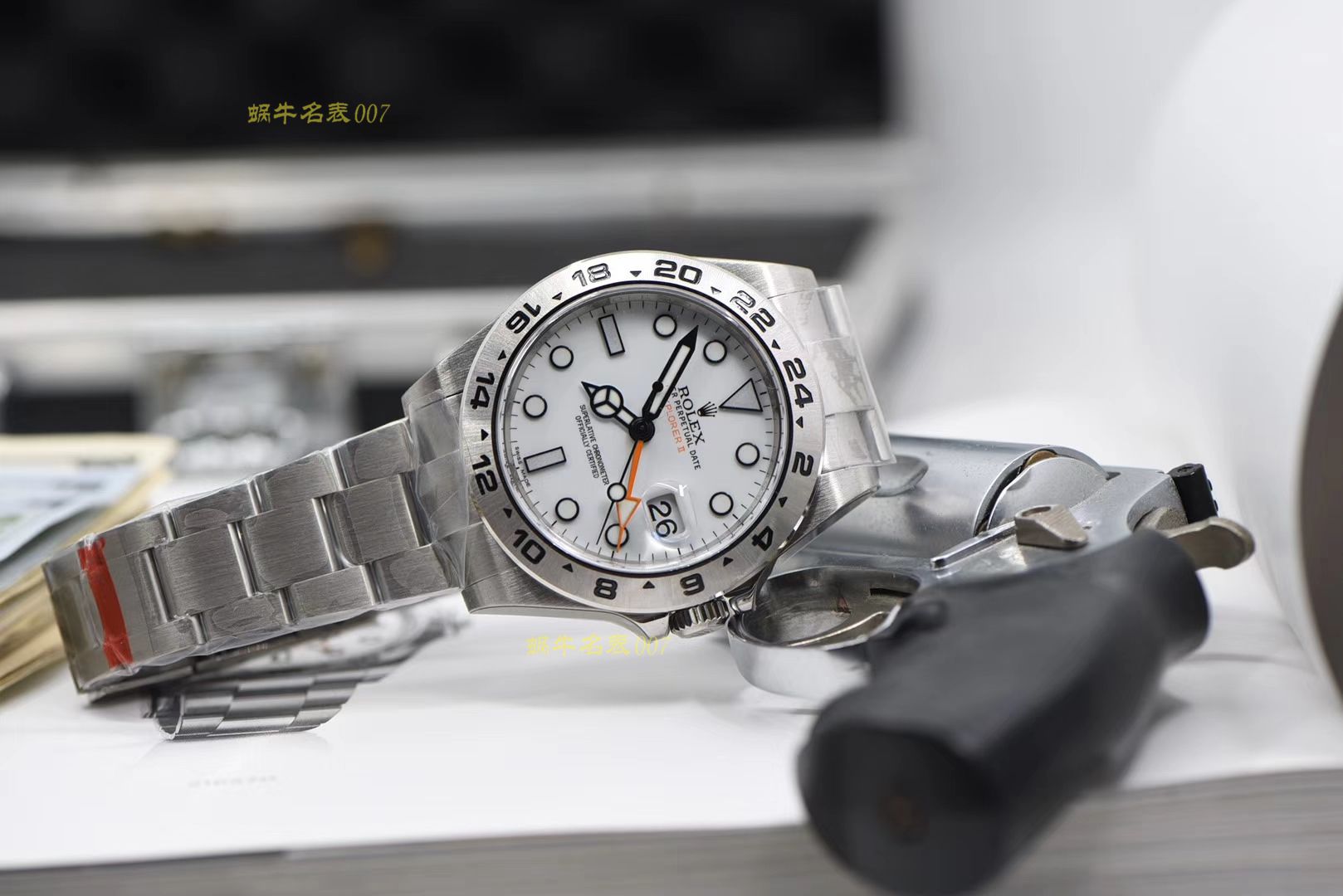  Rolex 探险家型系列m216570-0001 白盘 wrist watch 一比一超A高仿【N Factory 探险家二代超级3187自动机械 Movement 】 / R316