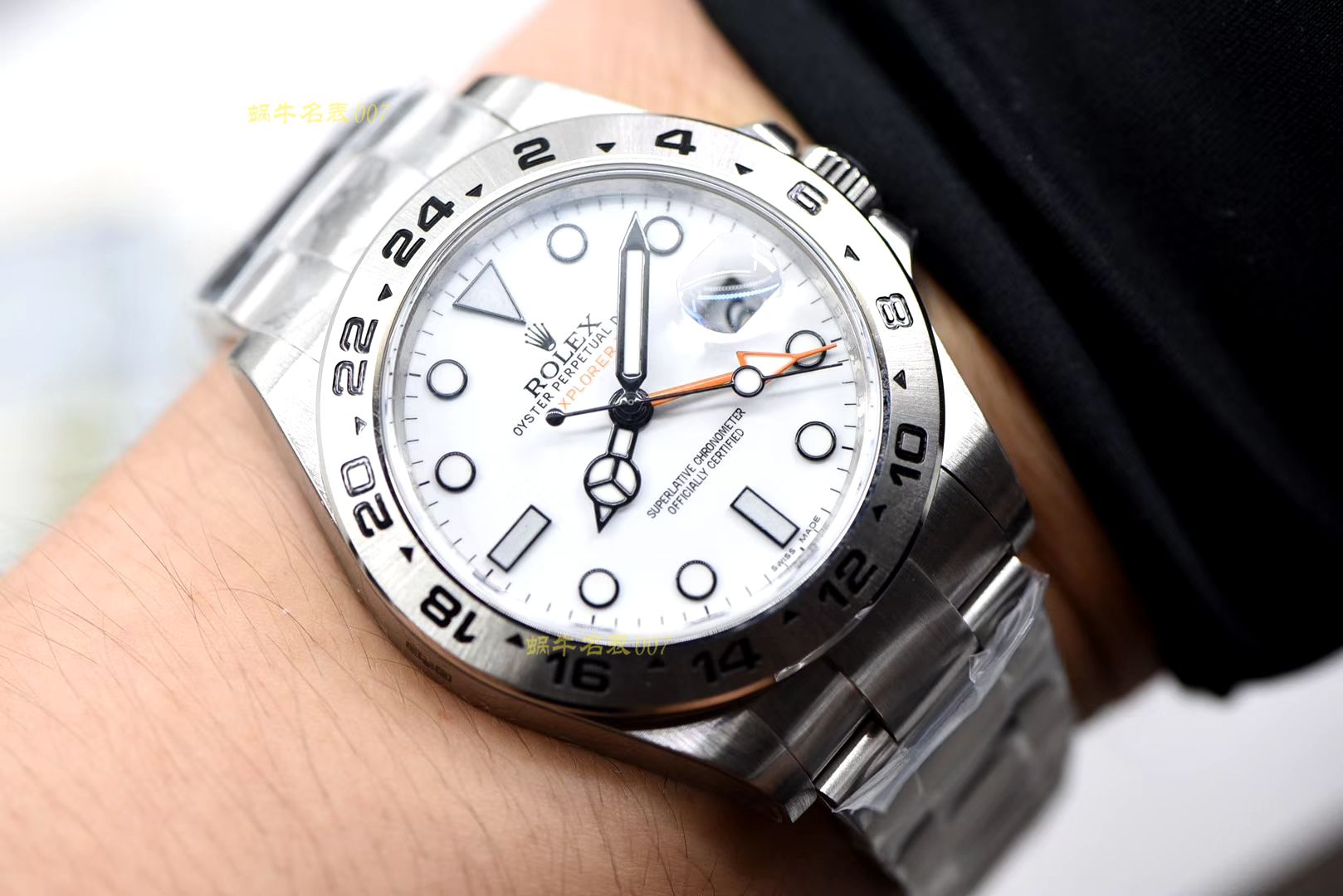  Rolex 探险家型系列m216570-0001 白盘 wrist watch 一比一超A高仿【N Factory 探险家二代超级3187自动机械 Movement 】 / R316