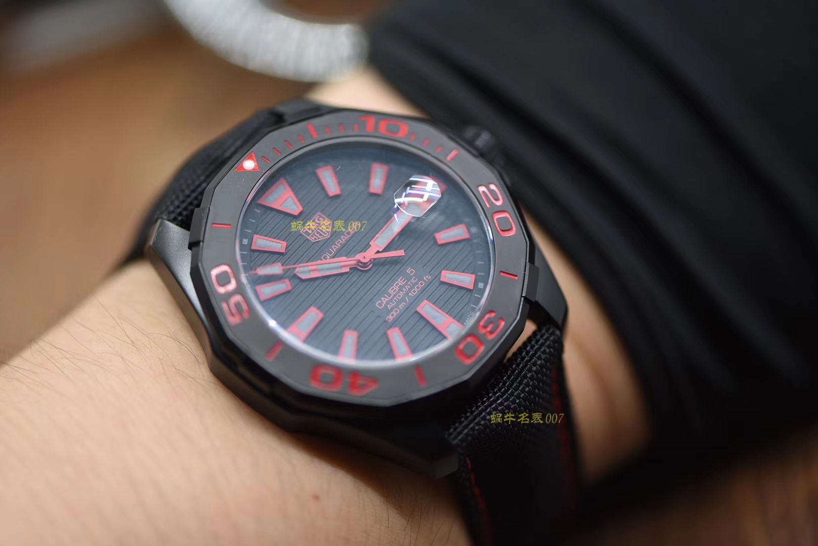 V6 Factory  top 一比一复刻版本新品TAG HEUER AQUARACER（竞潜系列） CALIBRE 5 TAG Heuer 竟潜43mm / TG068