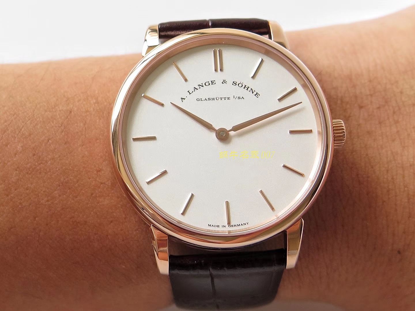 【SV一比一复刻高仿手表】朗格SAXONIA系列205.086、211.027 wrist watch （多色表盘可选） / LS013