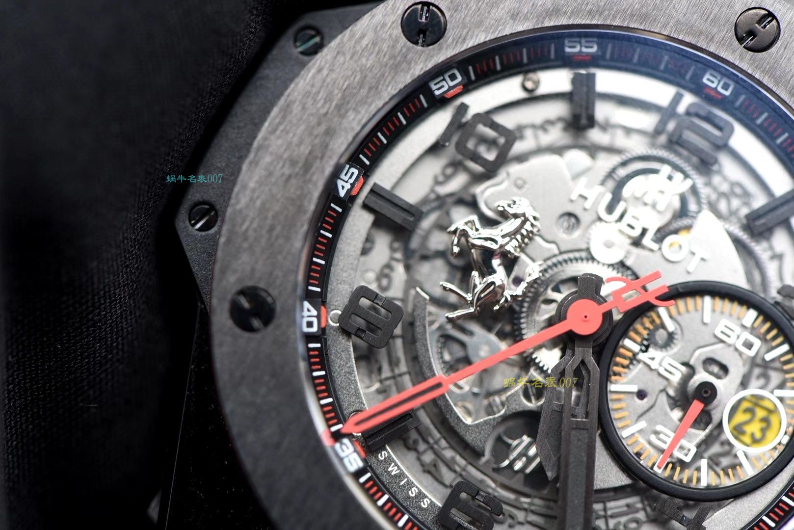  Video analysis  hublot 法拉利BIG BANG系列401.CX.0123.VR wrist watch 一比一高仿【HBBV6最新力作‼️ Hublot Big Bang Ferrari Ceramic F11系列】 / YB062