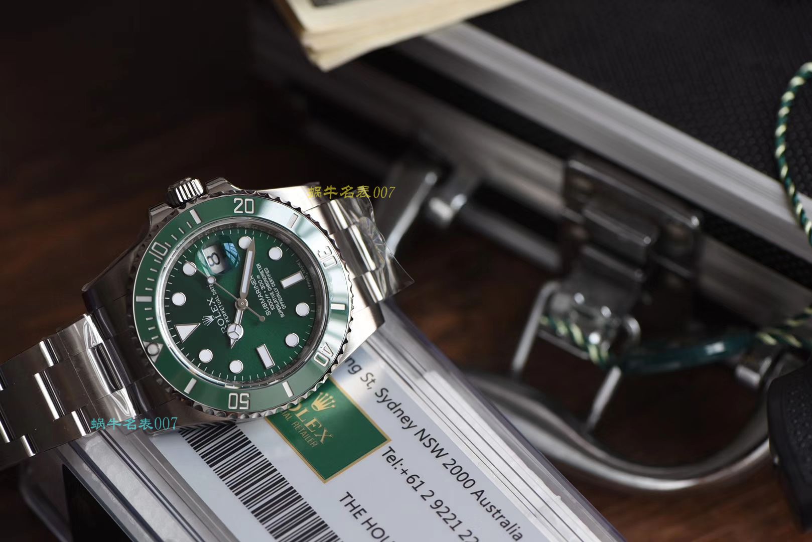 【AR一比一超A高仿 Rolex  Submariner 手表】 Rolex  Submariner 型系列116610LV-97200 绿盘 wrist watch  / R318