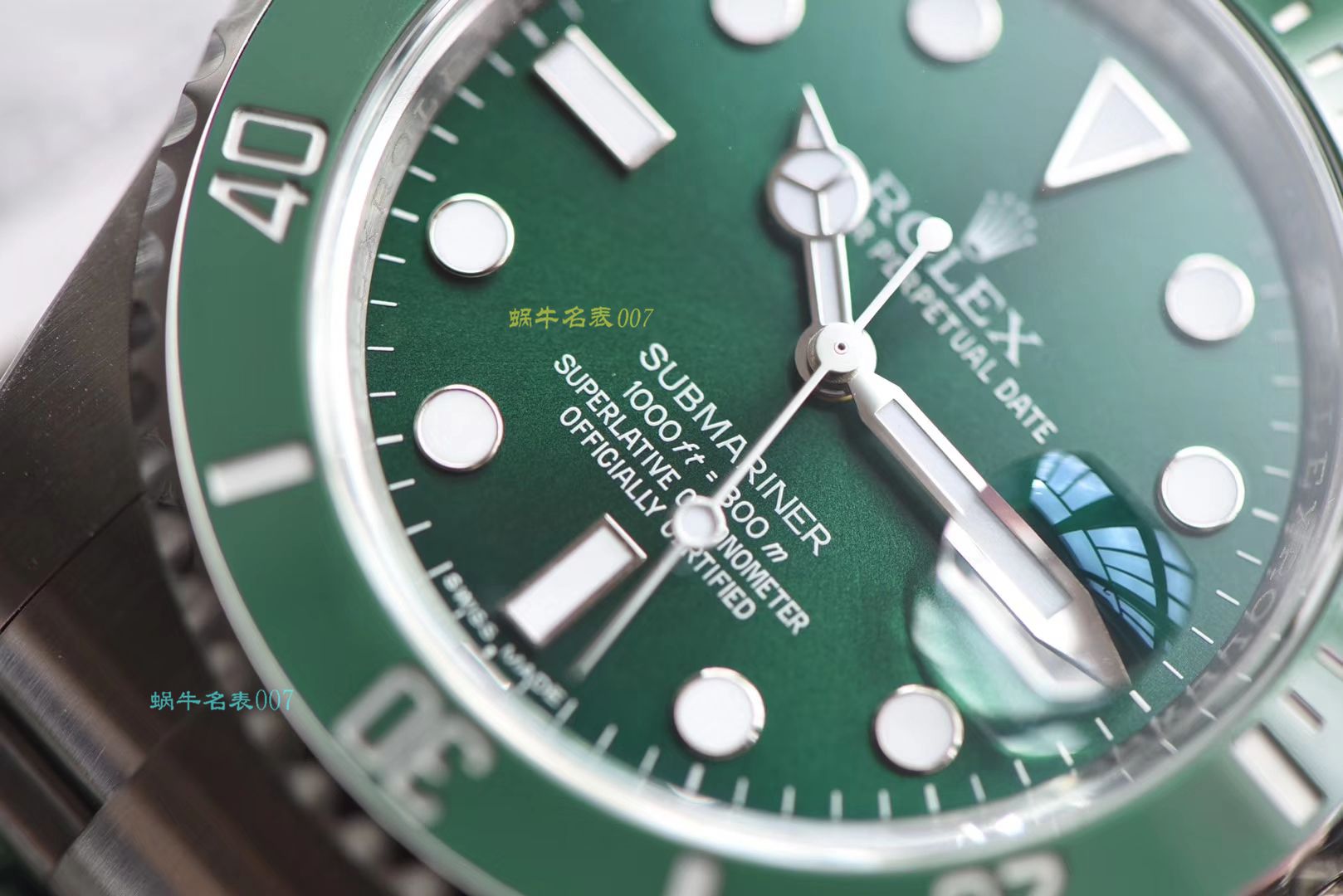 【AR一比一超A高仿 Rolex  Submariner 手表】 Rolex  Submariner 型系列116610LV-97200 绿盘 wrist watch  / R318