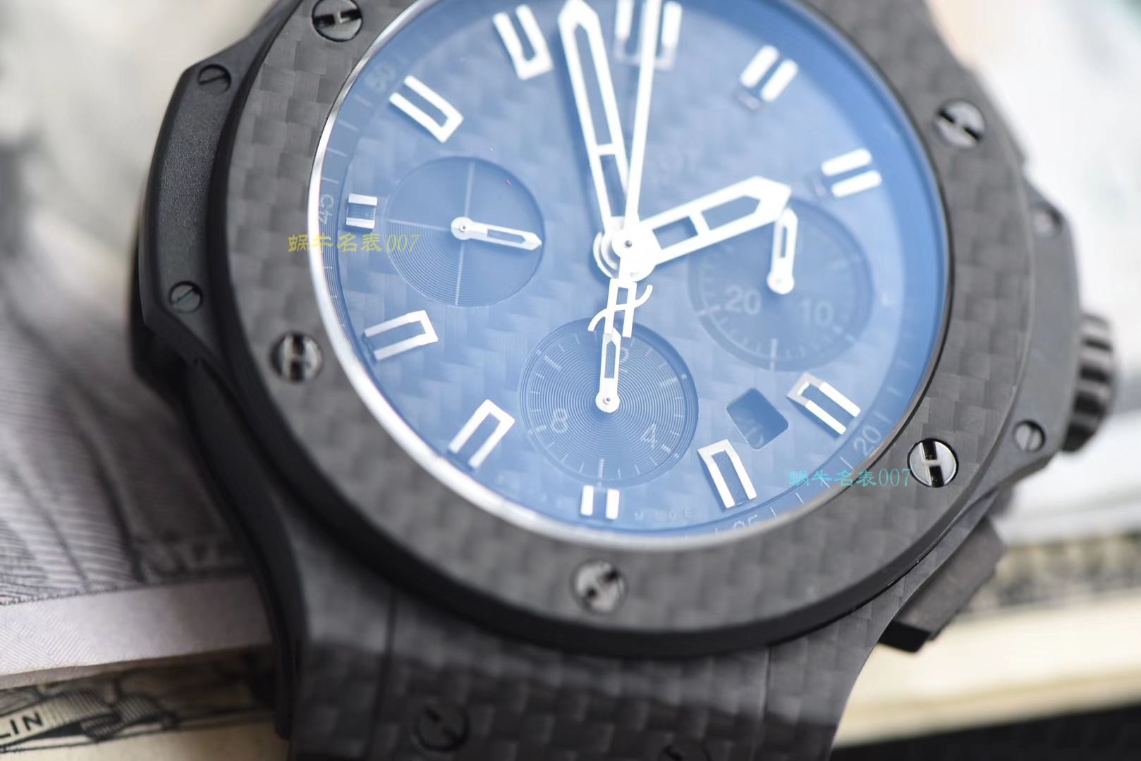【 Video analysis V6 Factory 一比一超A高仿 hublot  carbon fiber 手表】 Hublot  BIG BANG系列301.QX.1724.RX wrist watch  / YB063