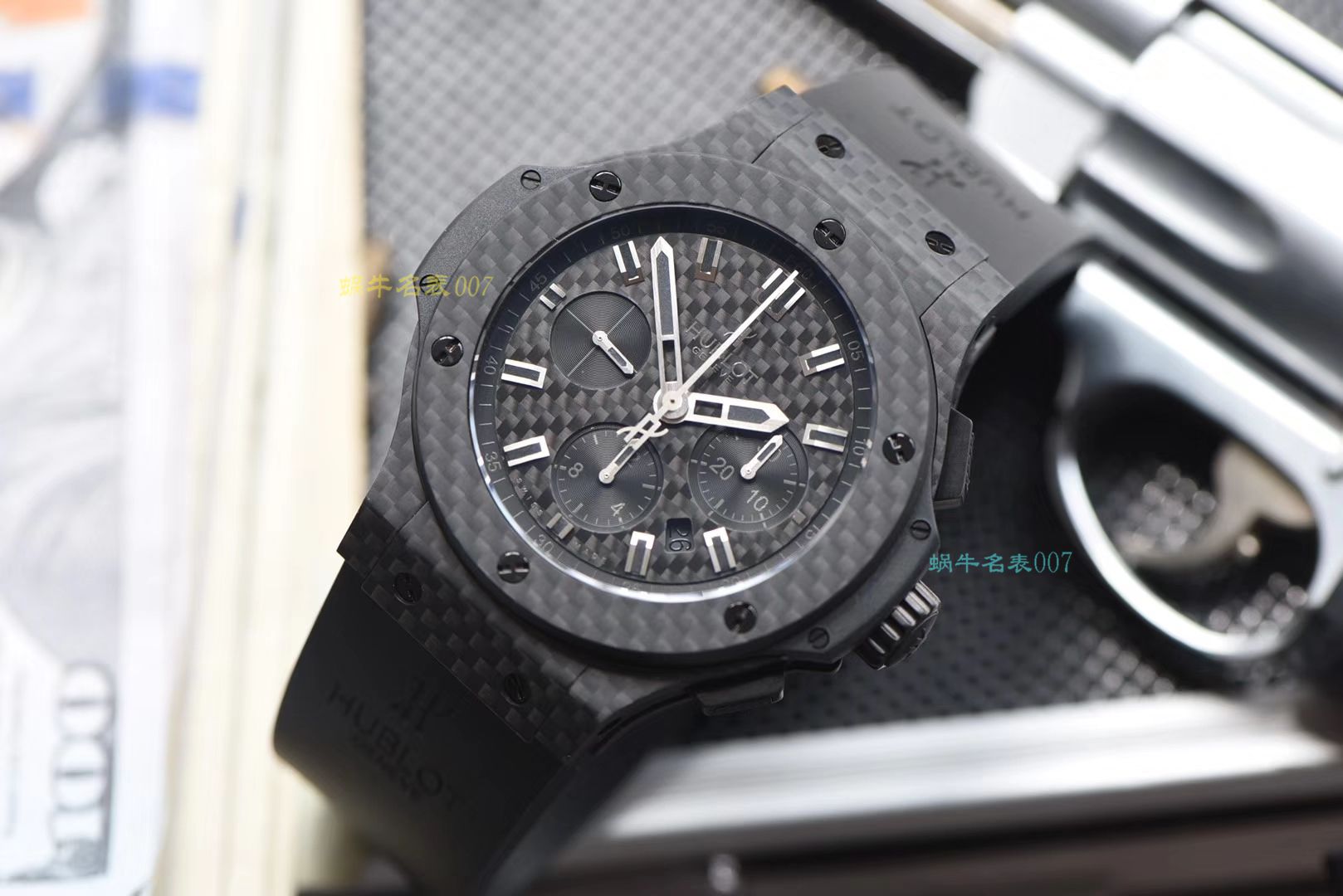 【 Video analysis V6 Factory 一比一超A高仿 hublot  carbon fiber 手表】 Hublot  BIG BANG系列301.QX.1724.RX wrist watch  / YB063