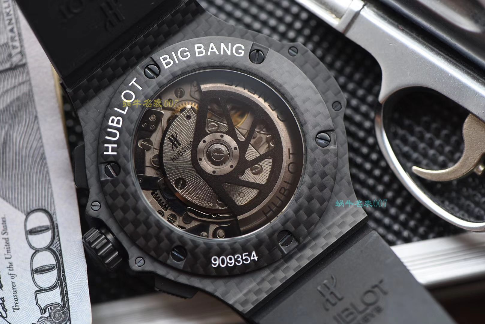 【 Video analysis V6 Factory 一比一超A高仿 hublot  carbon fiber 手表】 Hublot  BIG BANG系列301.QX.1724.RX wrist watch  / YB063