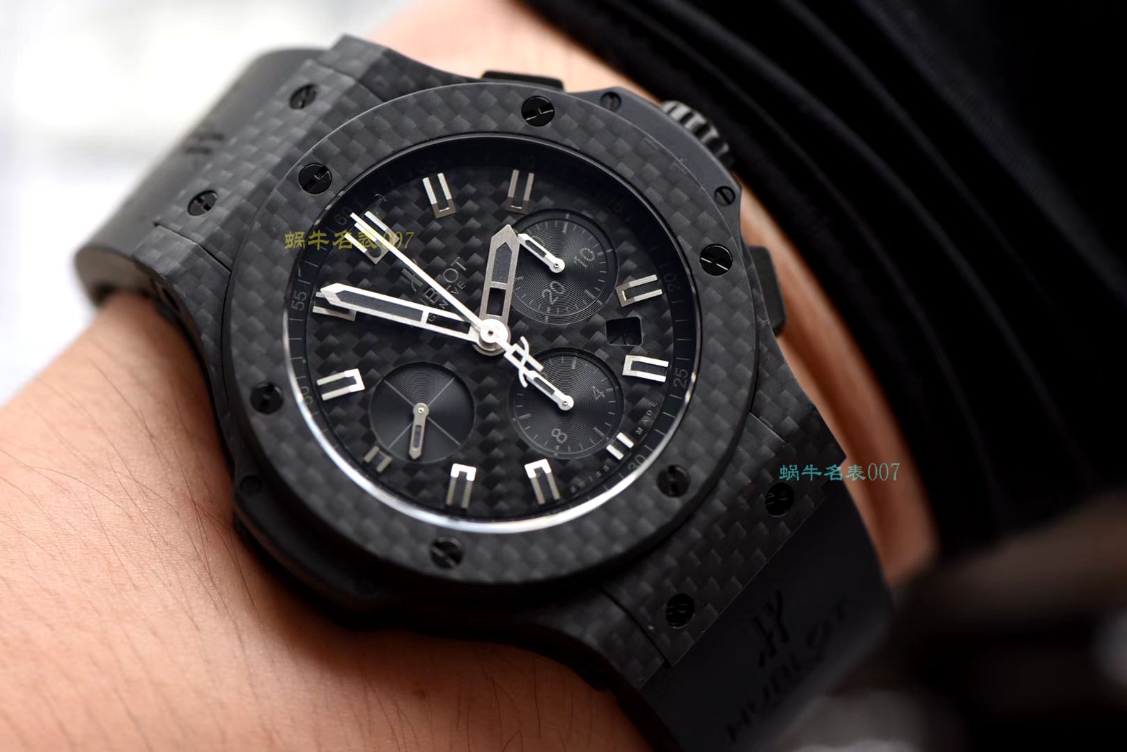 【 Video analysis V6 Factory 一比一超A高仿 hublot  carbon fiber 手表】 Hublot  BIG BANG系列301.QX.1724.RX wrist watch  / YB063