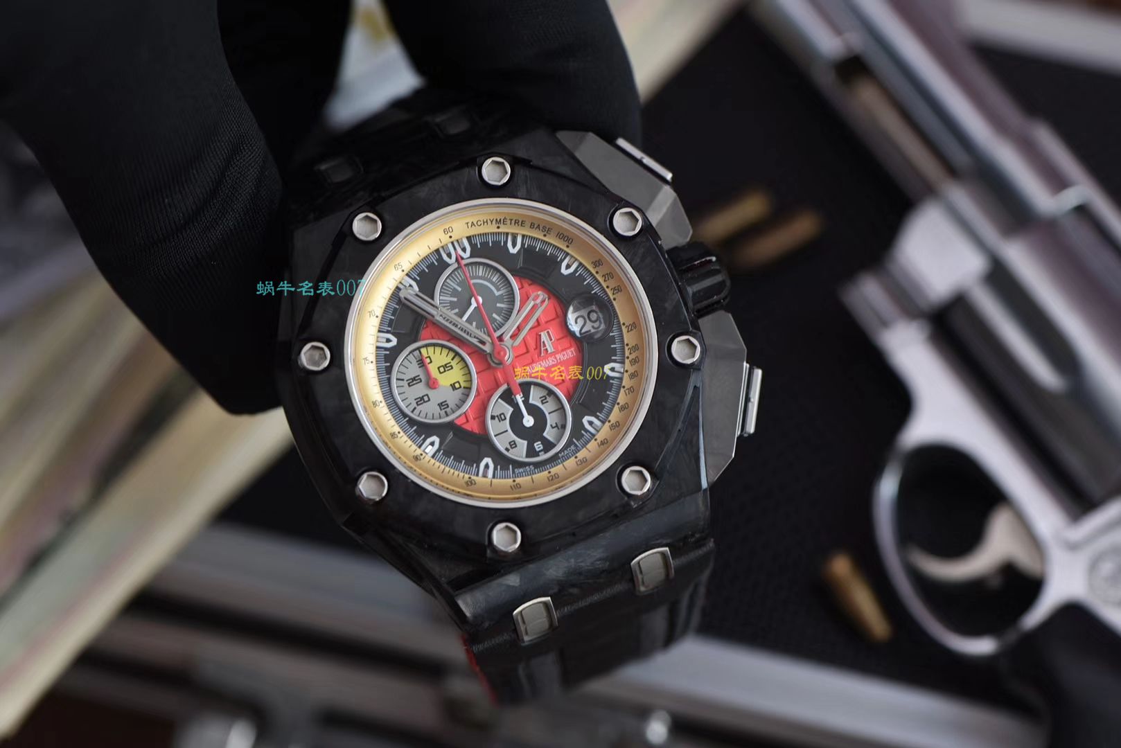 【 Video analysis JF Factory 1:1超A高仿手表】Audemars Piguet 格兰披治大奖赛限定版26290IO.OO.A001VE.01机械 wrist watch  / AP041