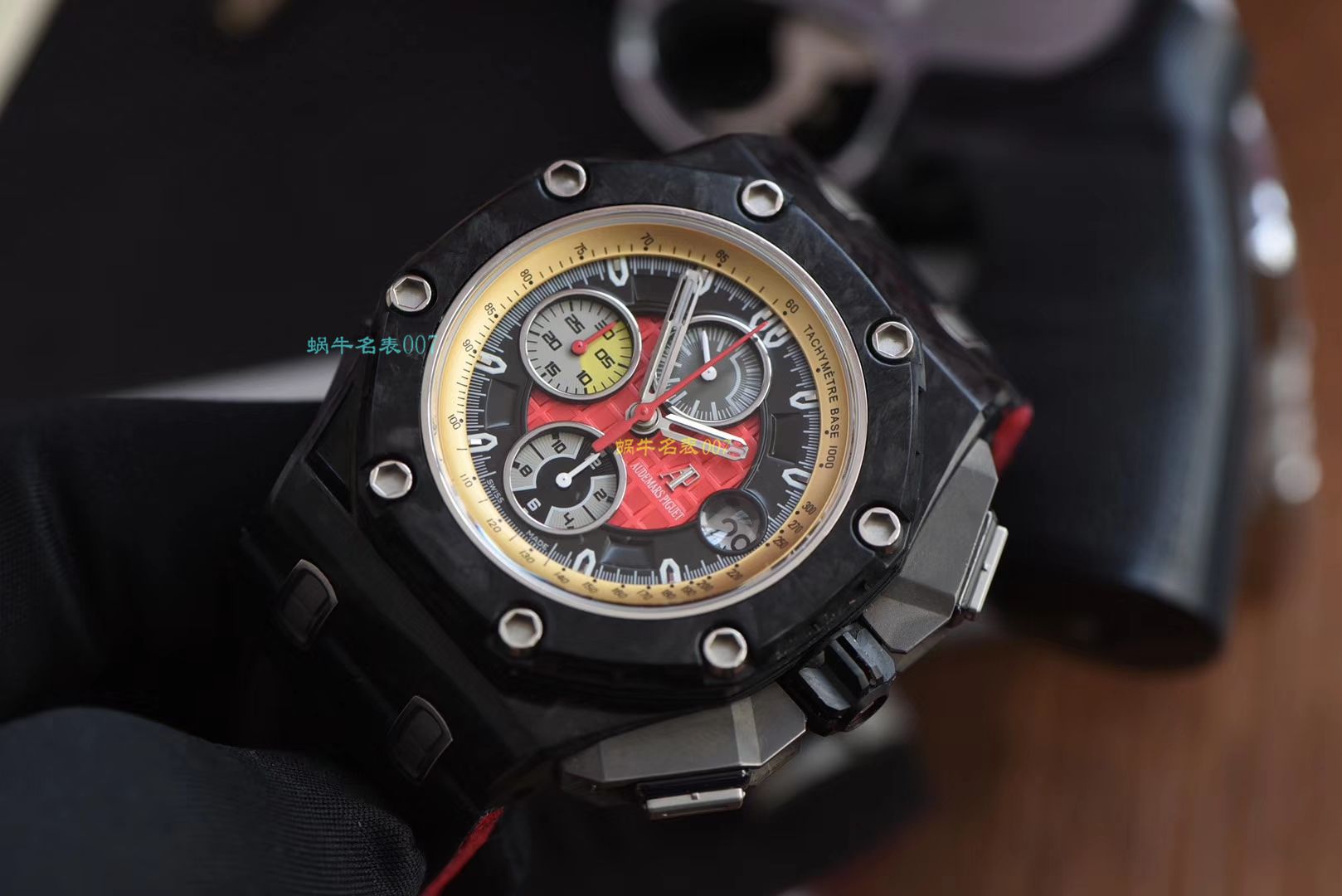 【 Video analysis JF Factory 1:1超A高仿手表】Audemars Piguet 格兰披治大奖赛限定版26290IO.OO.A001VE.01机械 wrist watch  / AP041