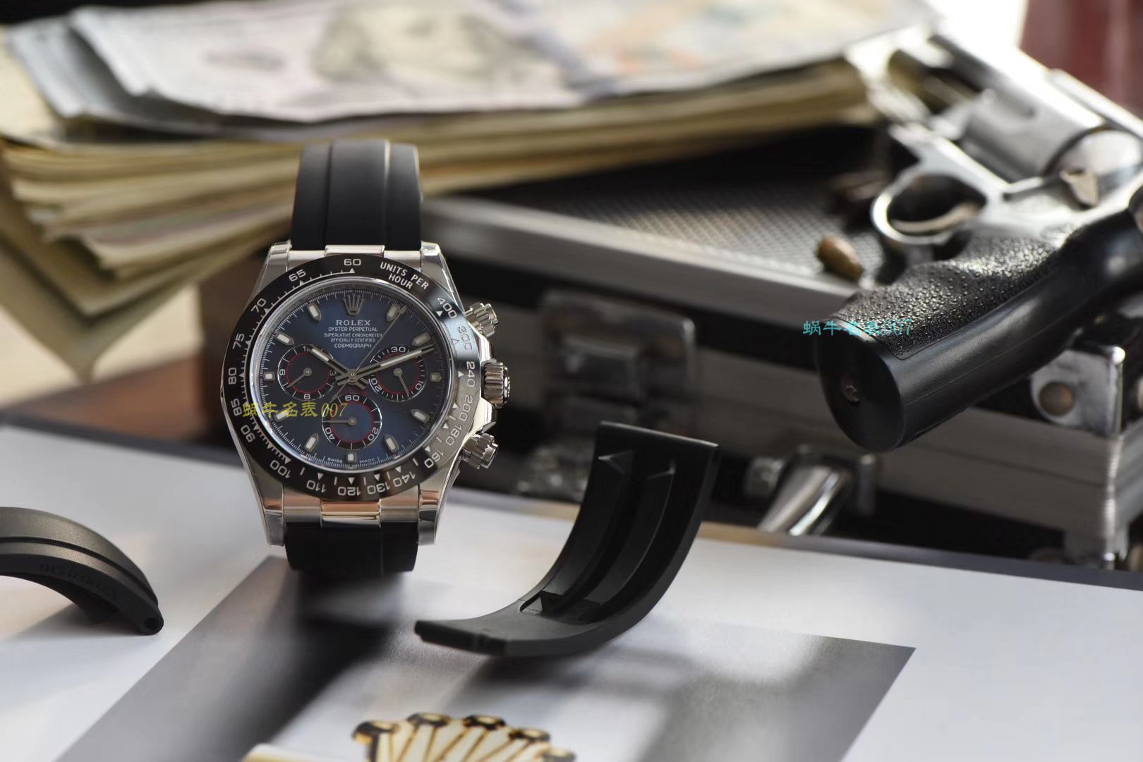  Rolex  Cosmograph Daytona  Ditongna 系列116509 蓝盘 wrist watch 【NOOB Factory 一比一 top 复刻高仿手表】 / R271