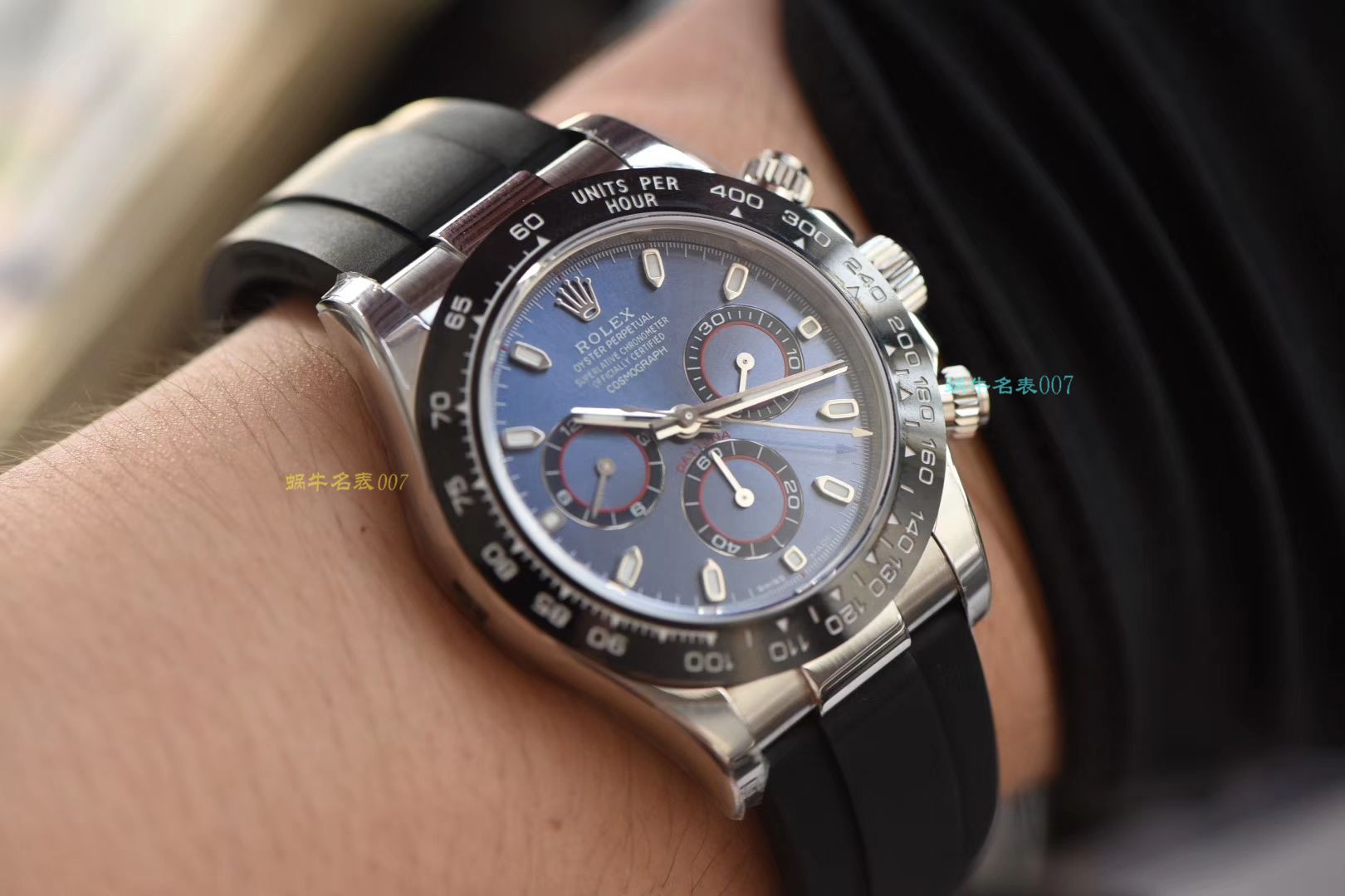  Rolex  Cosmograph Daytona  Ditongna 系列116509 蓝盘 wrist watch 【NOOB Factory 一比一 top 复刻高仿手表】 / R271