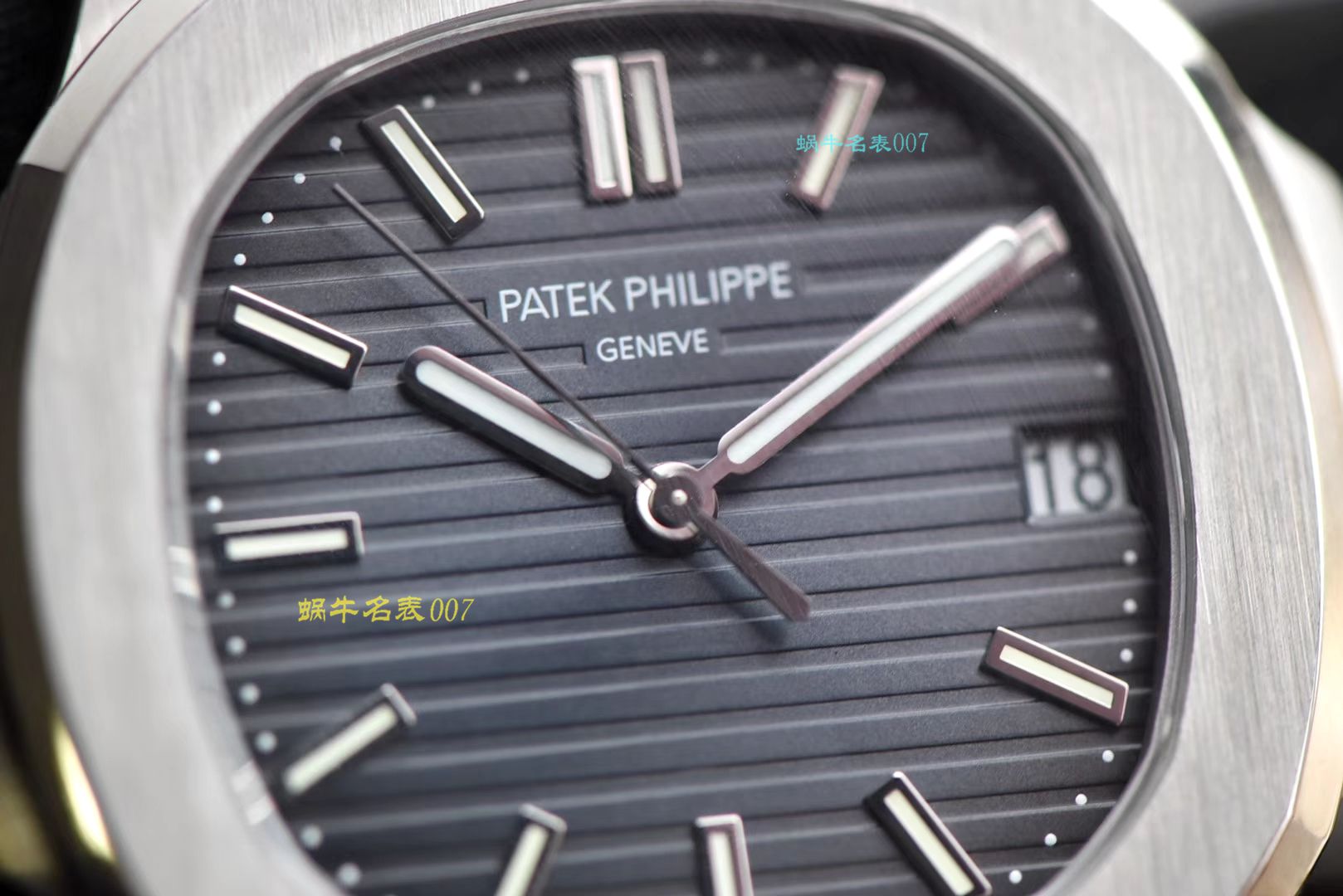 【PPF超级PATEK PHILIPPE Nautilus 重磅来袭！“灰蓝”】 PATEK PHILIPPE 运动优雅 top 复刻高仿5711/1A 010 不锈钢 wrist watch (高仿 Nautilus )2019年钢表王座的开年重器 / BD267