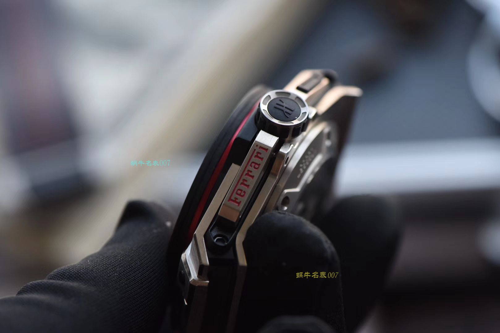 【 Video analysis V6出品】Hublot Big Bang Ferrari Titanium F3系列  hublot 法拉利401.NQ.0123.VR wrist watch  / YB066