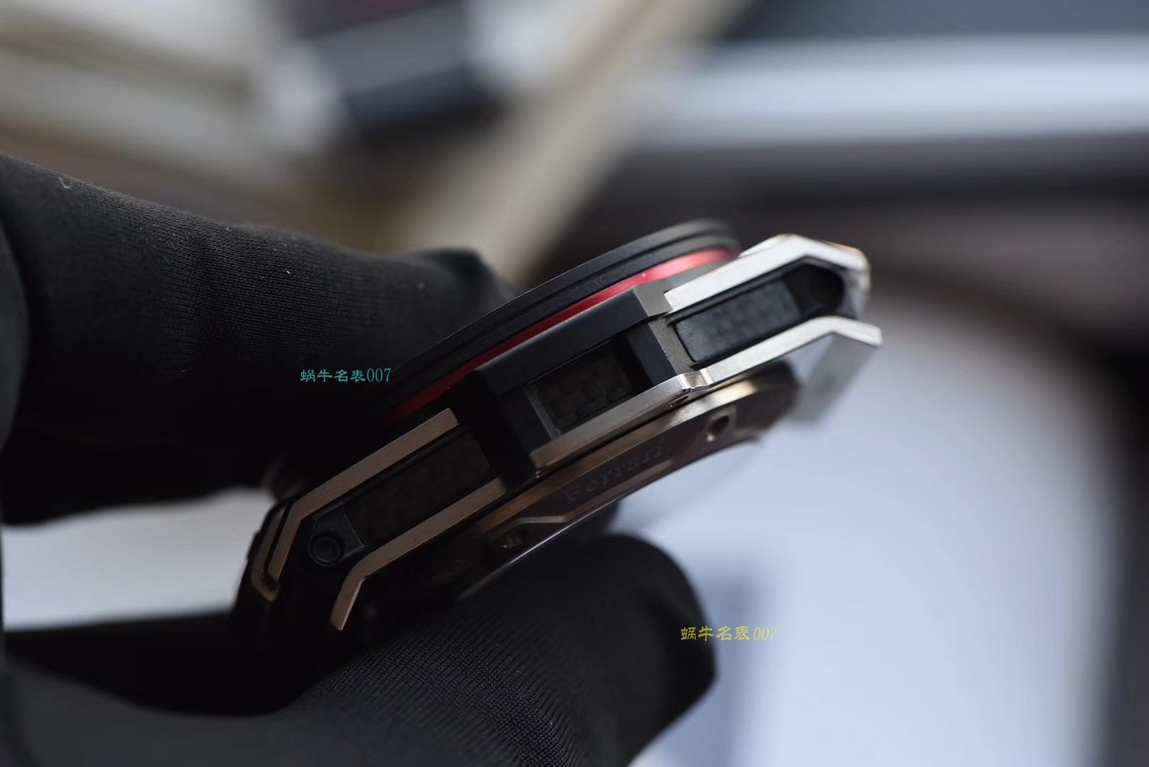【 Video analysis V6出品】Hublot Big Bang Ferrari Titanium F3系列  hublot 法拉利401.NQ.0123.VR wrist watch  / YB066