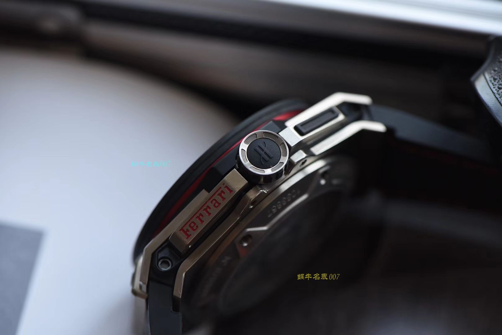 【 Video analysis V6出品】Hublot Big Bang Ferrari Titanium F3系列  hublot 法拉利401.NQ.0123.VR wrist watch  / YB066