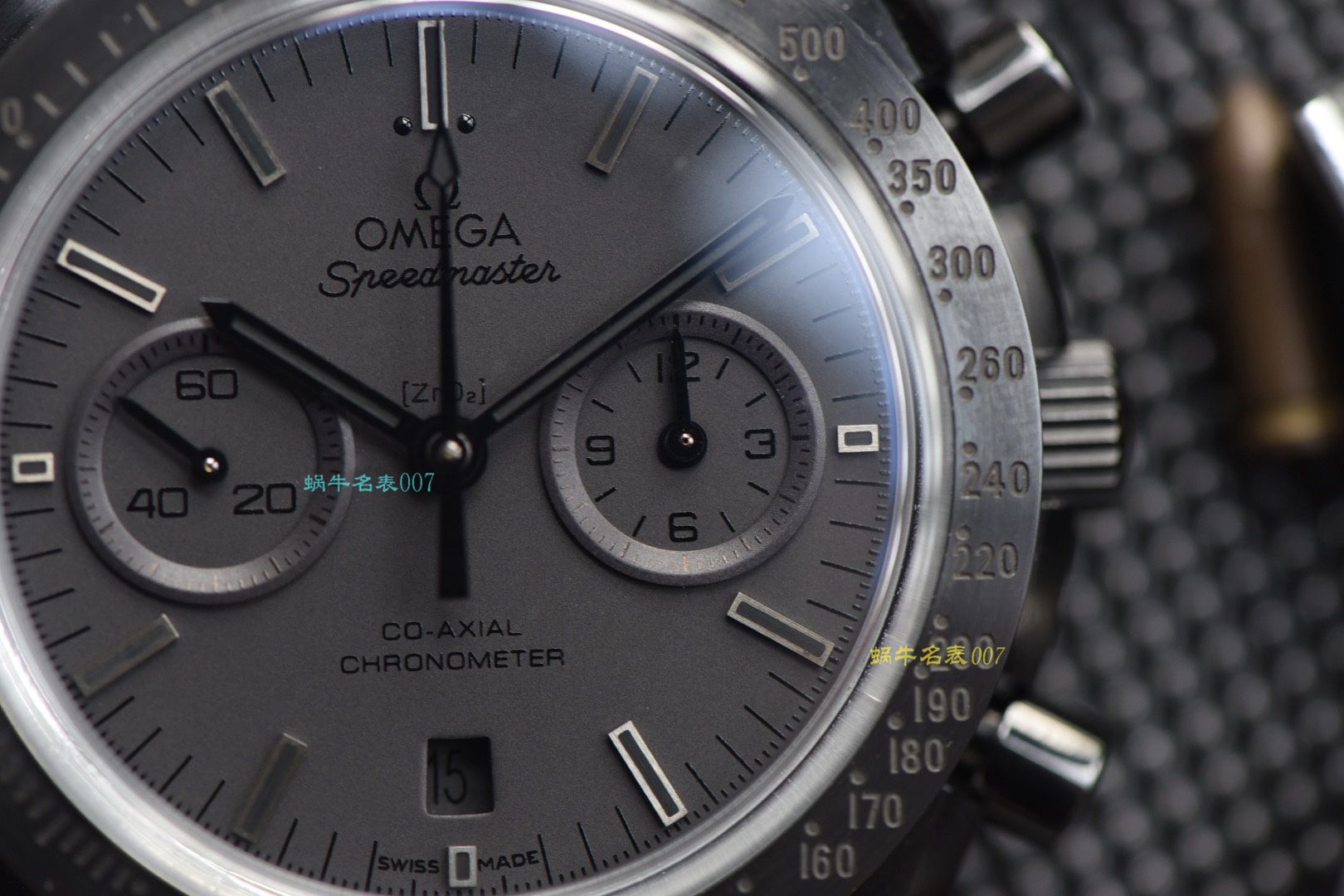 【 Video analysis OM Factory 一比一复刻高仿OMEGA月之暗面】OMEGAOMEGA超霸系列311.92.44.51.01.005 wrist watch (墨黑) / M380