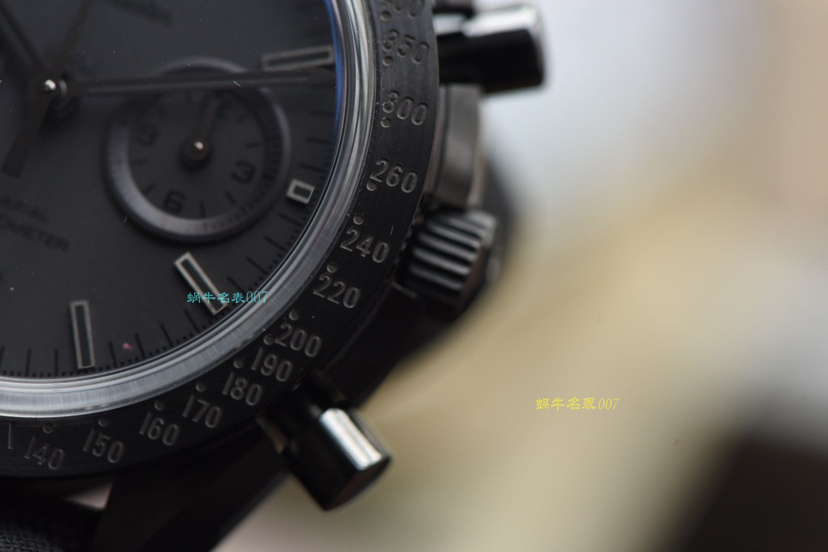 【 Video analysis OM Factory 一比一复刻高仿OMEGA月之暗面】OMEGAOMEGA超霸系列311.92.44.51.01.005 wrist watch (墨黑) / M380