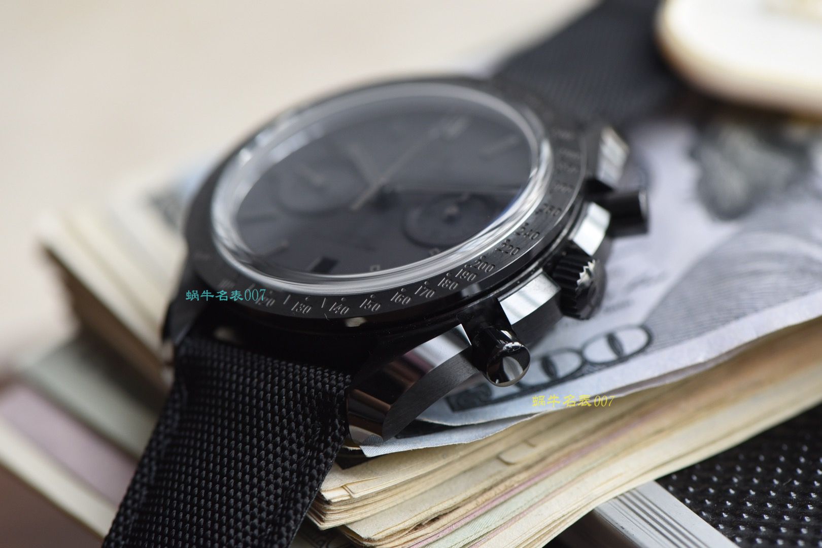 【 Video analysis OM Factory 一比一复刻高仿OMEGA月之暗面】OMEGAOMEGA超霸系列311.92.44.51.01.005 wrist watch (墨黑) / M380