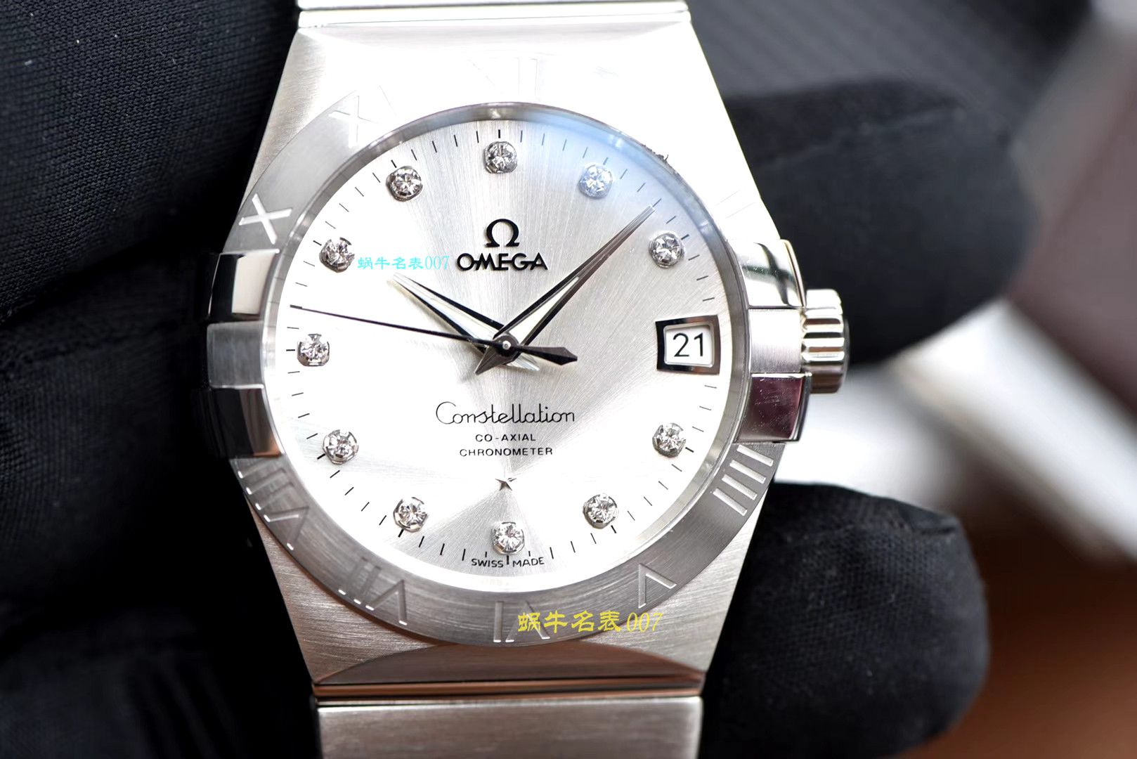 【 Video analysis VS Factory 一比一复刻OMEGA手表】OMEGA Constellation 高仿123.10.38.21.52.001 wrist watch  / M382
