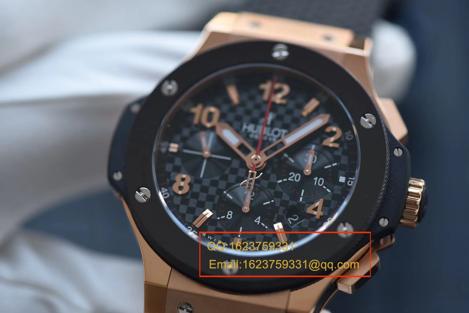 【 Video analysis 】复刻表和正品表的区别？V6出品最高版本 hublot  big bang 金壳 Composite 圈 市面最高版本，正品开模 / YB068