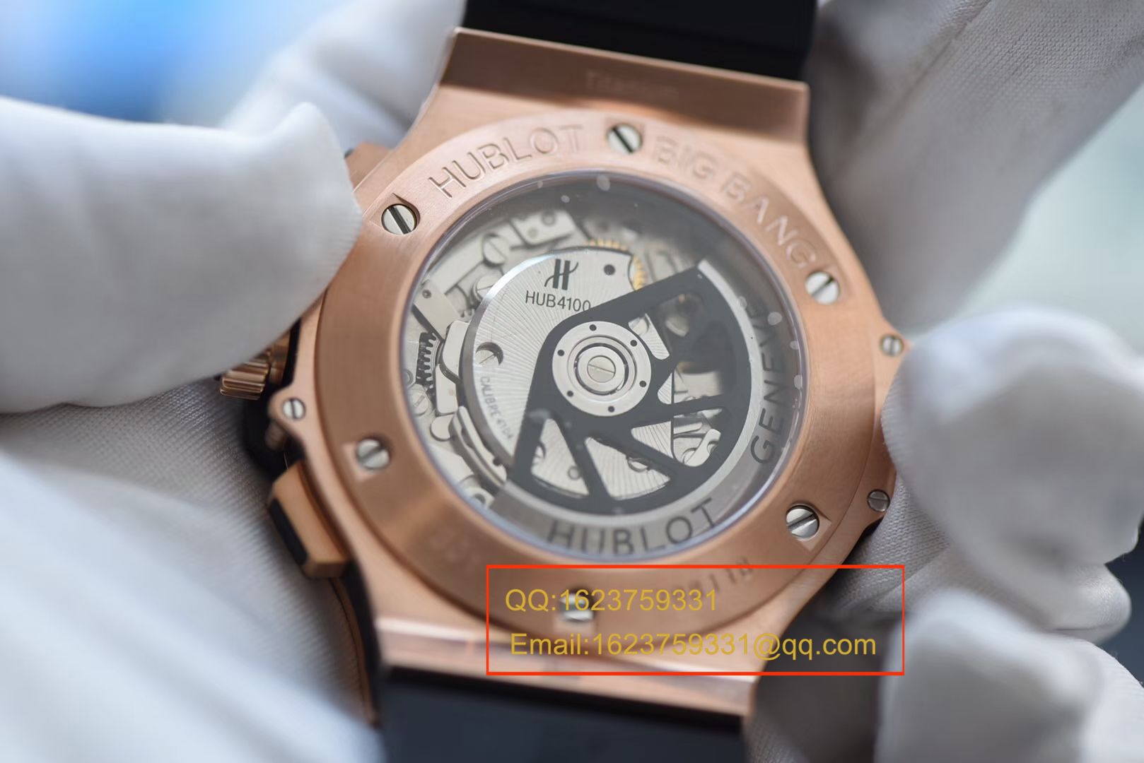 【 Video analysis 】复刻表和正品表的区别？V6出品最高版本 hublot  big bang 金壳 Composite 圈 市面最高版本，正品开模 / YB068