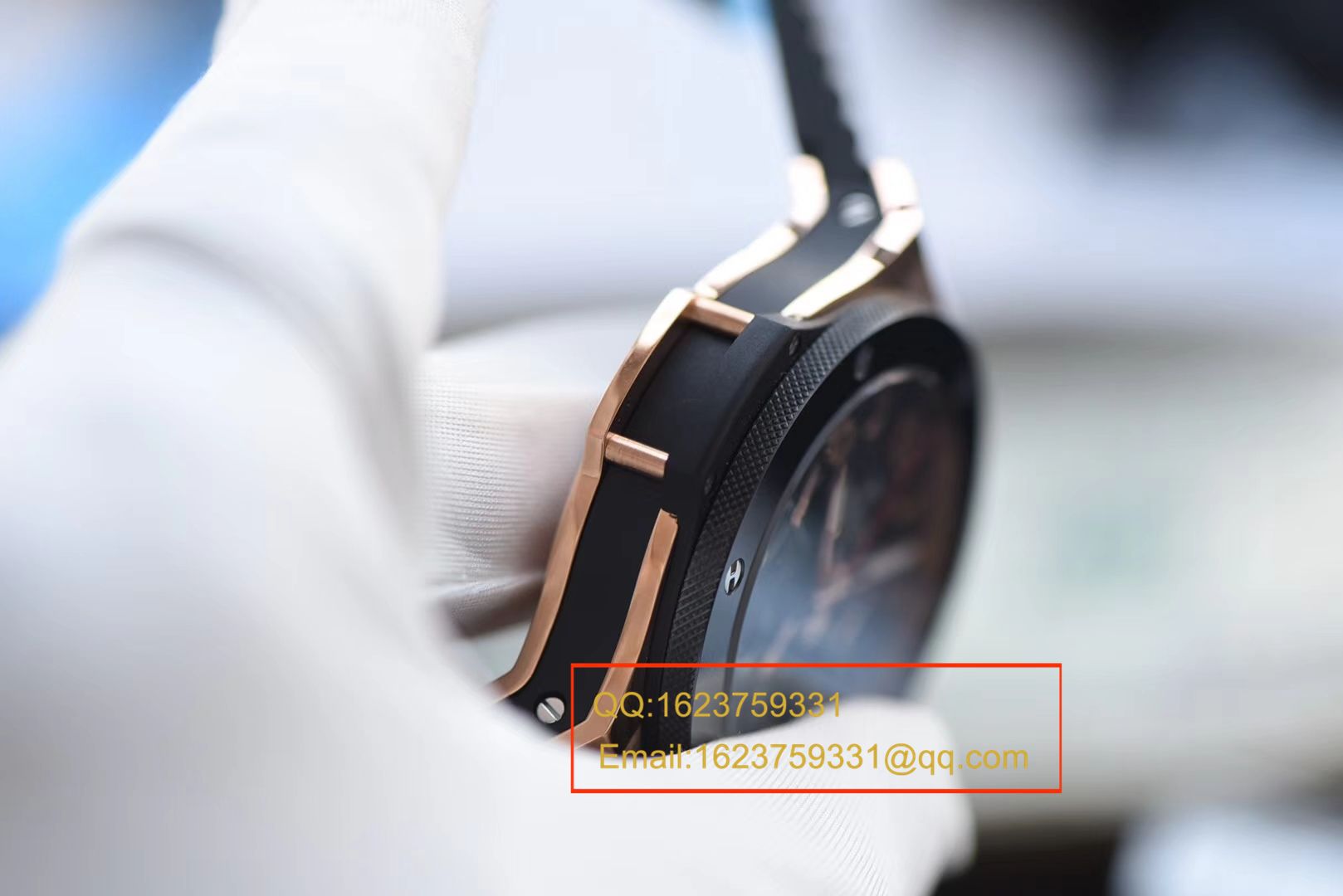 【 Video analysis 】复刻表和正品表的区别？V6出品最高版本 hublot  big bang 金壳 Composite 圈 市面最高版本，正品开模 / YB068