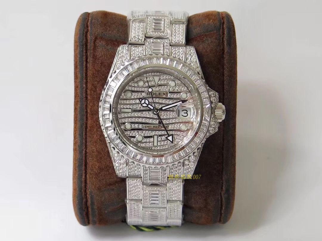 【 Rolex 复刻高仿表】 Rolex  GMT MASTER II系列116769TBR-74779B wrist watch  / R322