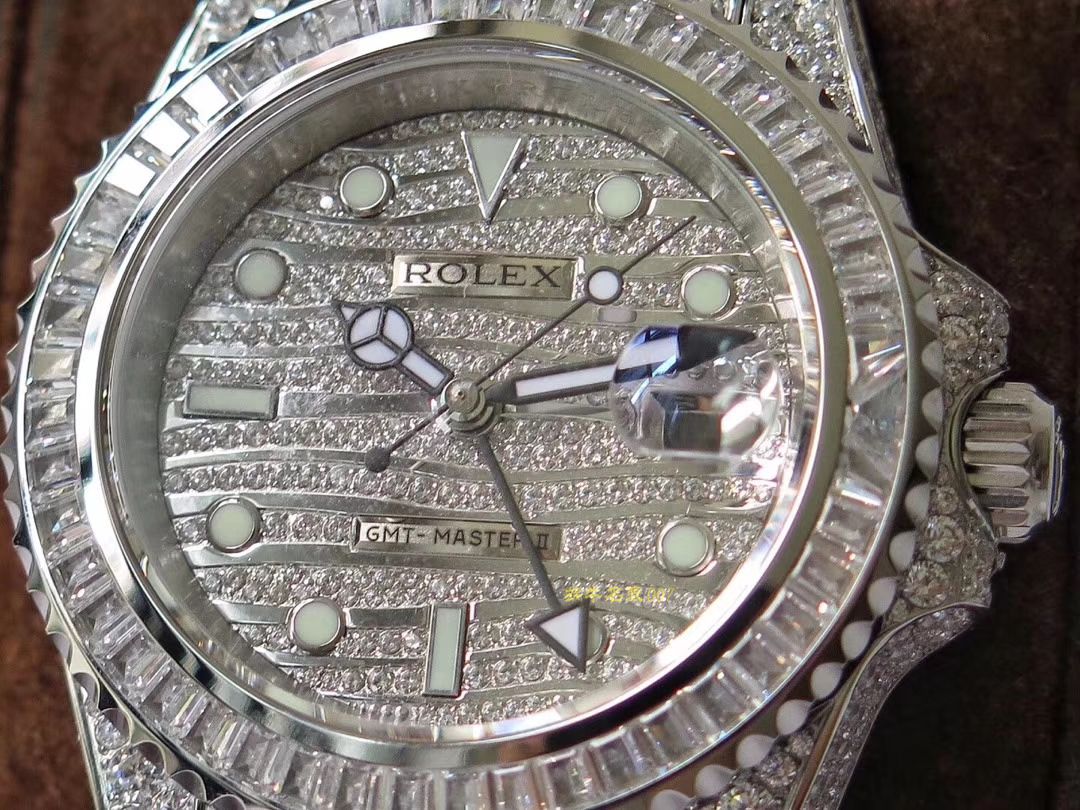 【 Rolex 复刻高仿表】 Rolex  GMT MASTER II系列116769TBR-74779B wrist watch  / R322