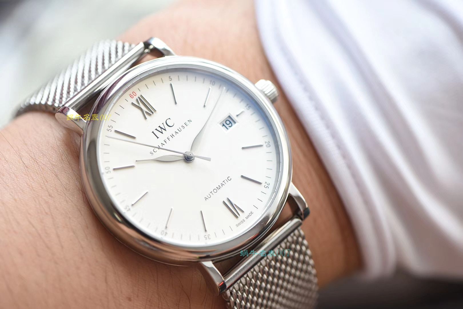 【 top 复刻版手表价格】 Video analysis IWC IWC 表柏涛菲诺 top 复刻高仿IW356506 wrist watch  / WG358