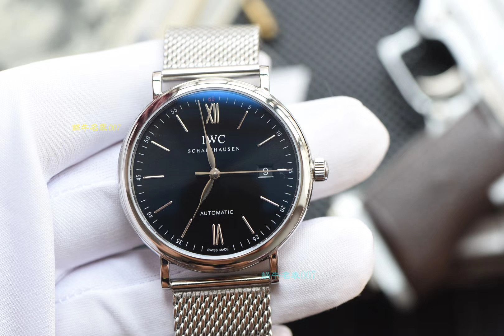 【 top 复刻版手表价格】 Video analysis IWC IWC 表柏涛菲诺 top 复刻高仿IW356506 wrist watch  / WG358
