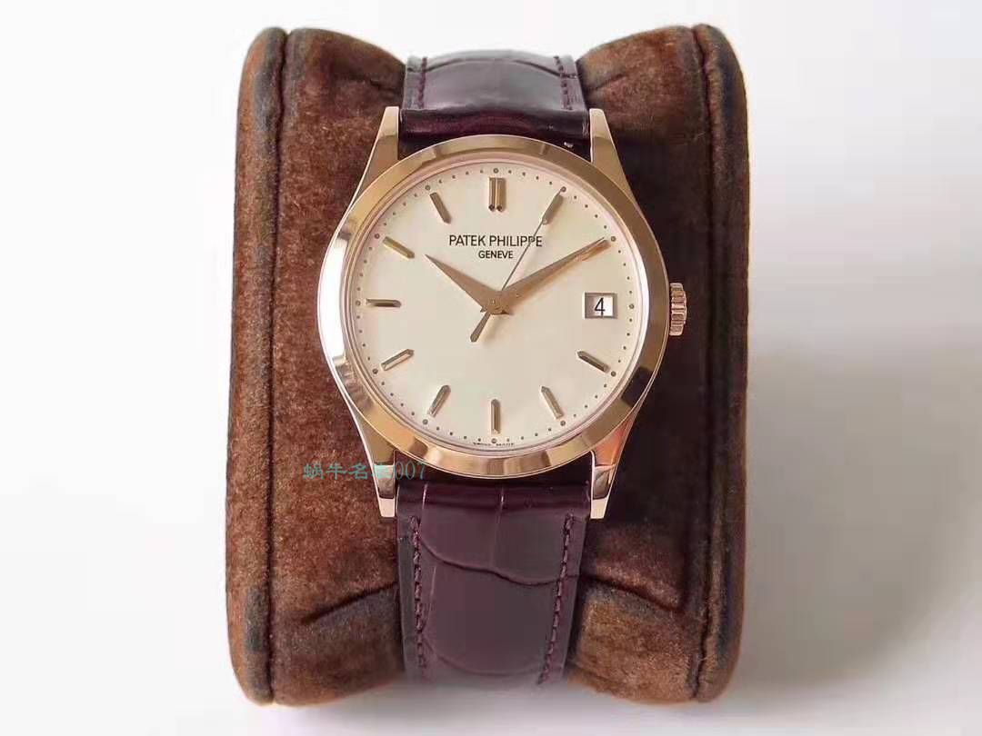 【 PATEK PHILIPPE 高仿表多少钱】ZF Factory  PATEK PHILIPPE 古典表系列5296R-010 玫瑰金 wrist watch  / BD183