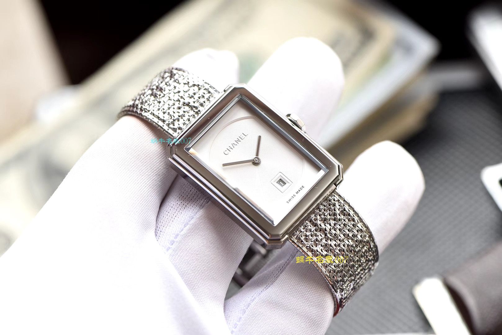 【复刻手表哪家好】香奈儿BOY · FRIEND系列BOY∙FRIEND TWEED女士 wrist watch TWEED斜纹软呢钢带多色可选 / X51