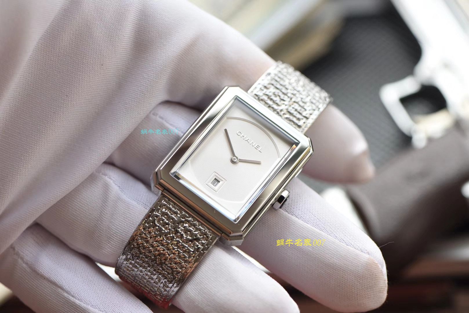 【复刻手表哪家好】香奈儿BOY · FRIEND系列BOY∙FRIEND TWEED女士 wrist watch TWEED斜纹软呢钢带多色可选 / X51