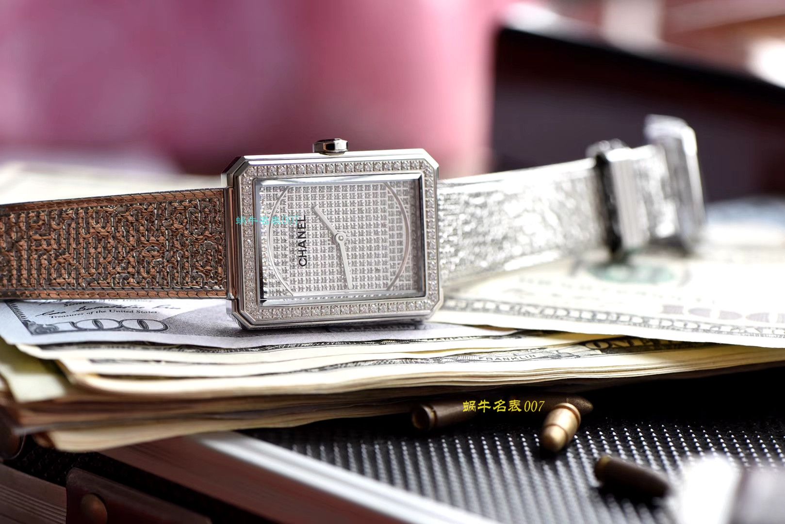 【复刻手表哪家好】香奈儿BOY · FRIEND系列BOY∙FRIEND TWEED女士 wrist watch TWEED斜纹软呢钢带多色可选 / X51