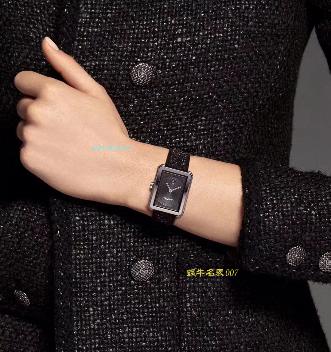 【复刻手表哪家好】香奈儿BOY · FRIEND系列BOY∙FRIEND TWEED女士 wrist watch TWEED斜纹软呢钢带多色可选 / X51