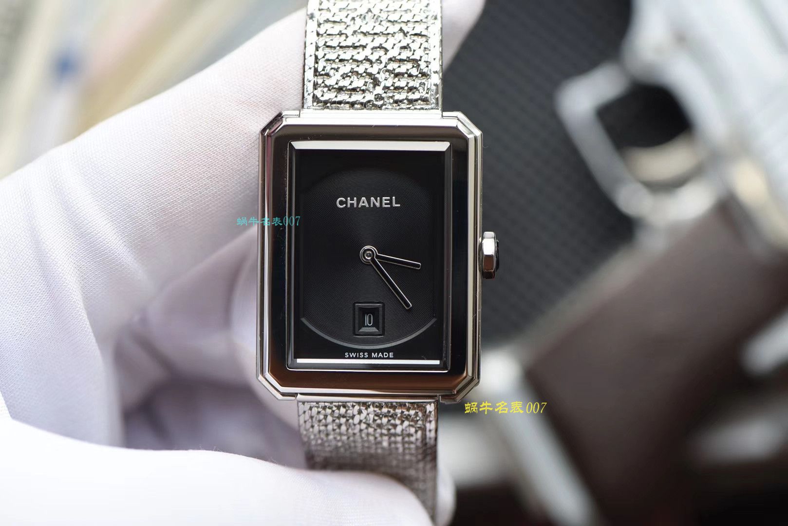 【复刻手表哪家好】香奈儿BOY · FRIEND系列BOY∙FRIEND TWEED女士 wrist watch TWEED斜纹软呢钢带多色可选 / X51