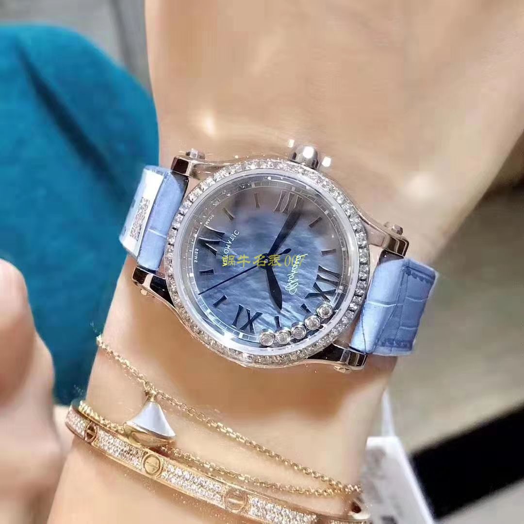 【高仿 Chopard 女表】 Chopard HAPPY DIAMONDS系列278573-3010 wrist watch  / XB019
