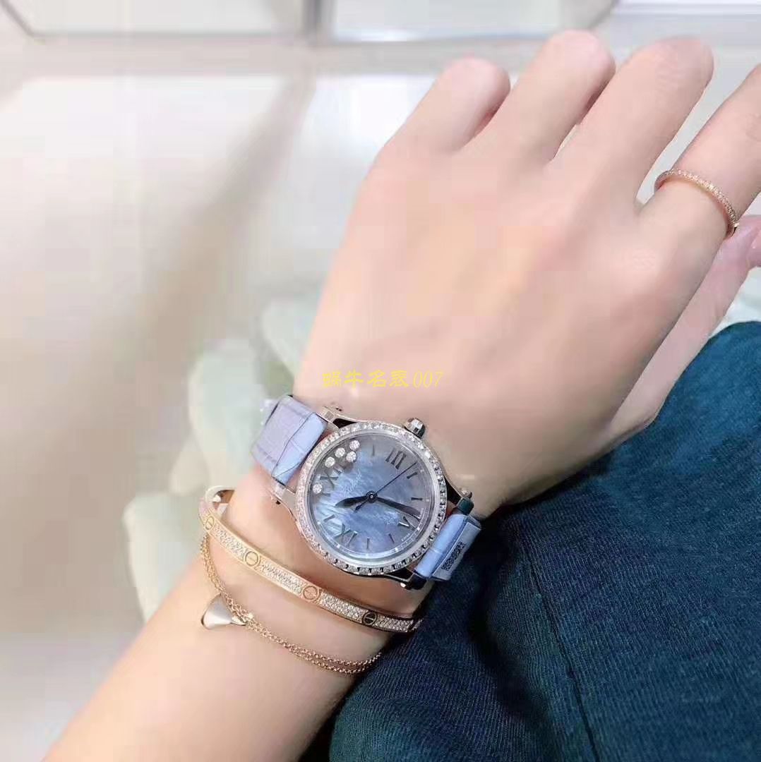 【高仿 Chopard 女表】 Chopard HAPPY DIAMONDS系列278573-3010 wrist watch  / XB019