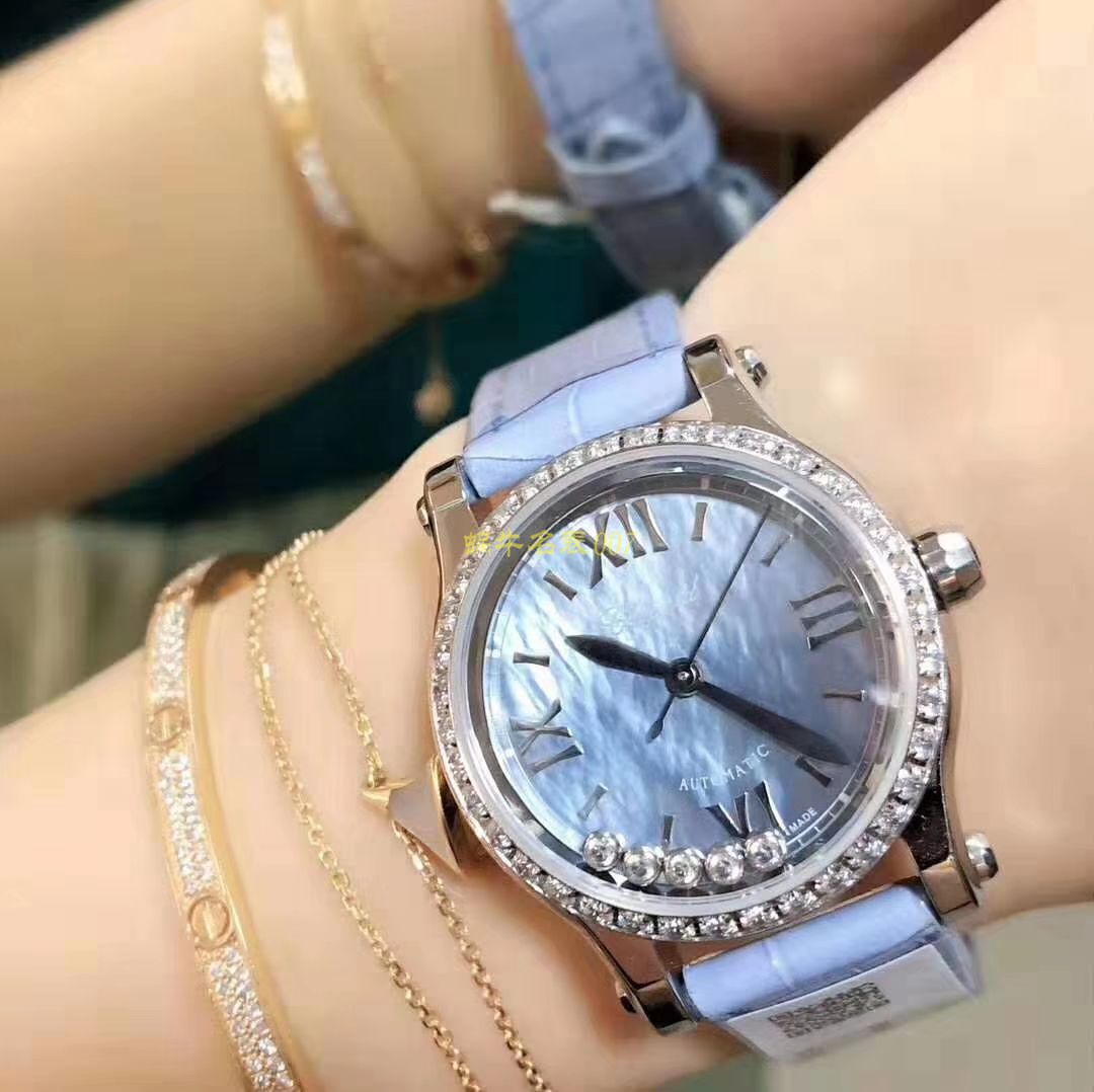【高仿 Chopard 女表】 Chopard HAPPY DIAMONDS系列278573-3010 wrist watch  / XB019