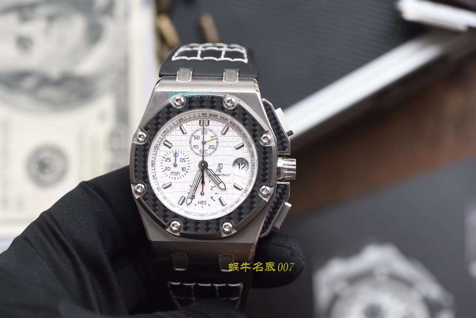 【jf Factory 手表官网是真的吗】 Video analysis Audemars Piguet 千禧复刻高仿26030IO.OO.D001IN.01约翰保罗蒙托亚机械男表 / AP163
