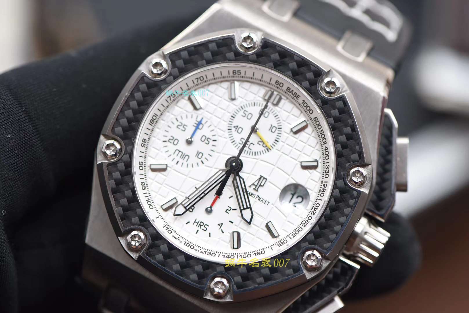 【jf Factory 手表官网是真的吗】 Video analysis Audemars Piguet 千禧复刻高仿26030IO.OO.D001IN.01约翰保罗蒙托亚机械男表 / AP163
