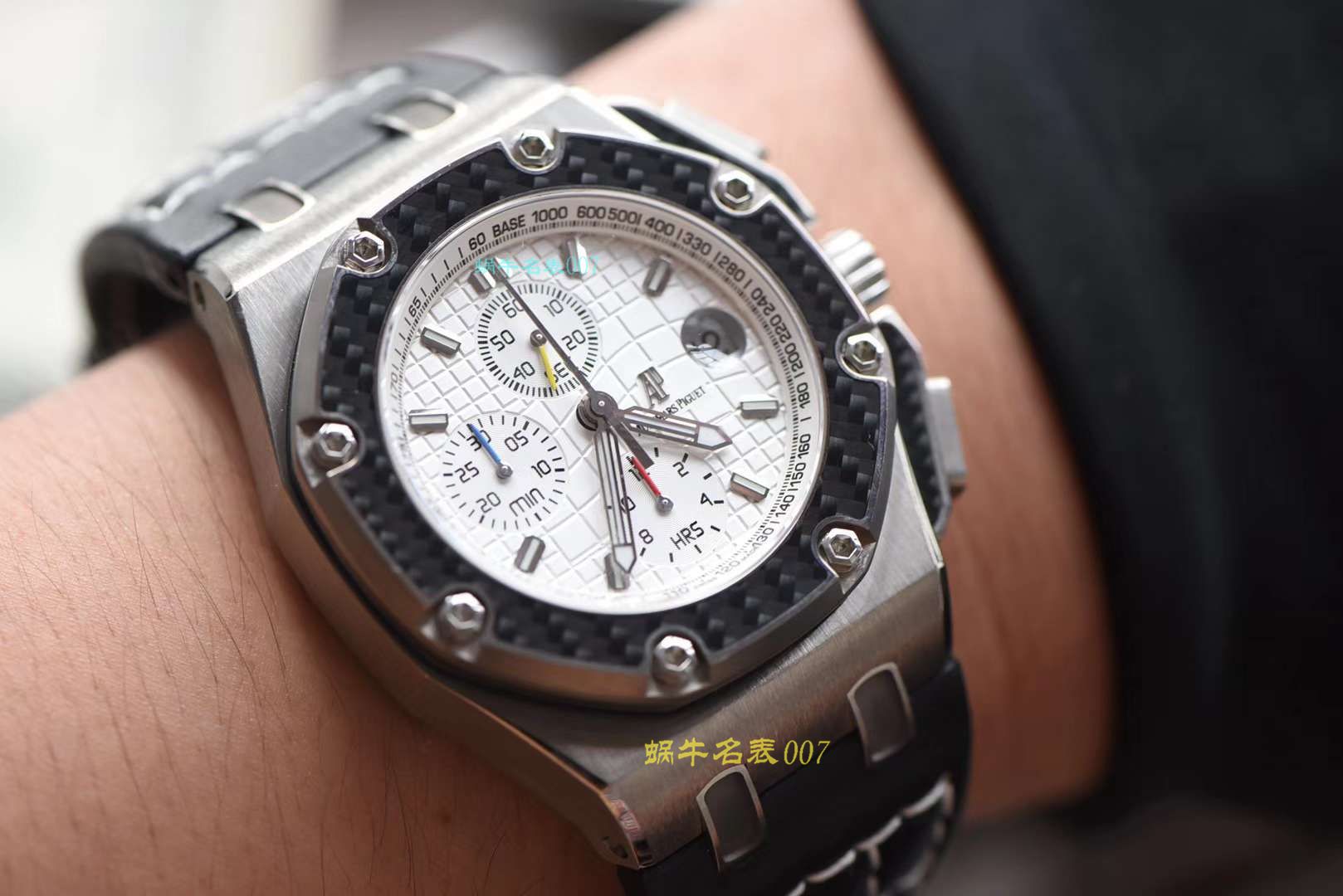 【jf Factory 手表官网是真的吗】 Video analysis Audemars Piguet 千禧复刻高仿26030IO.OO.D001IN.01约翰保罗蒙托亚机械男表 / AP163