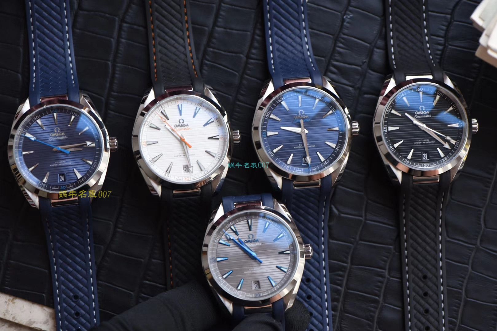 【OMEGA复刻表价格】 Video analysis 3S Factory OMEGA Seamaster 系列220.12.41.21.02.002，220.12.41.21.06.001等多色横纹 wrist watch  / M387