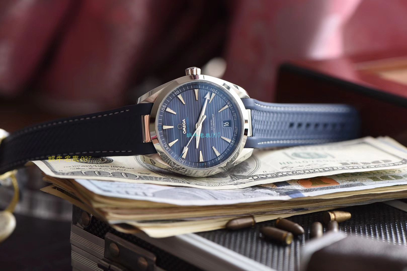 【OMEGA复刻表价格】 Video analysis 3S Factory OMEGA Seamaster 系列220.12.41.21.02.002，220.12.41.21.06.001等多色横纹 wrist watch  / M387