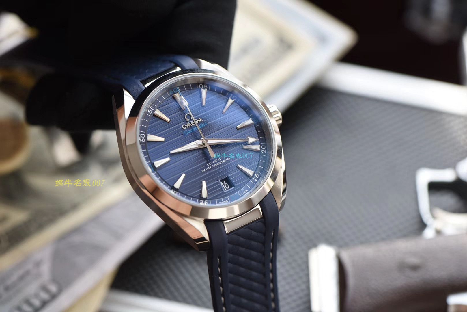 【OMEGA复刻表价格】 Video analysis 3S Factory OMEGA Seamaster 系列220.12.41.21.02.002，220.12.41.21.06.001等多色横纹 wrist watch  / M387