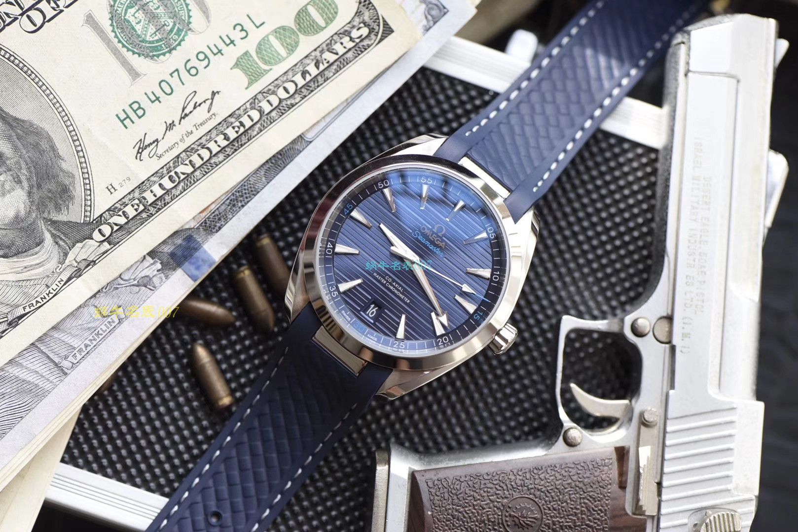 【OMEGA复刻表价格】 Video analysis 3S Factory OMEGA Seamaster 系列220.12.41.21.02.002，220.12.41.21.06.001等多色横纹 wrist watch  / M387