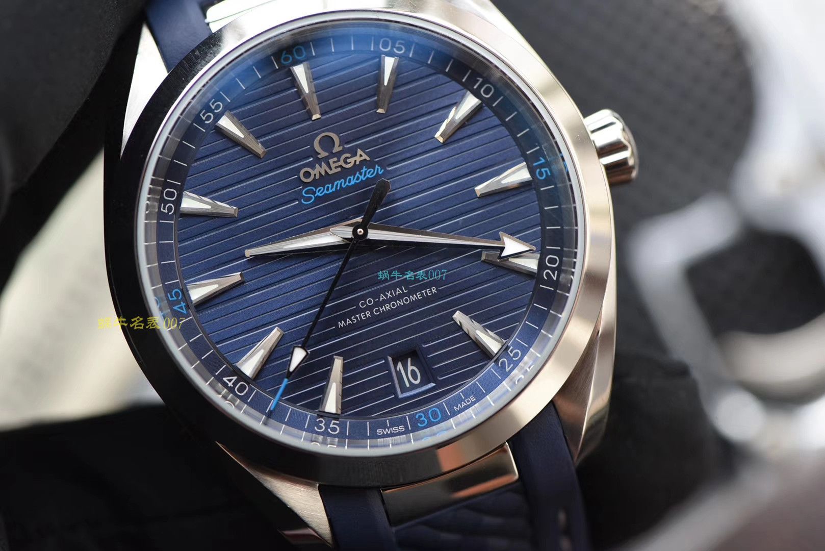 【OMEGA复刻表价格】 Video analysis 3S Factory OMEGA Seamaster 系列220.12.41.21.02.002，220.12.41.21.06.001等多色横纹 wrist watch  / M387